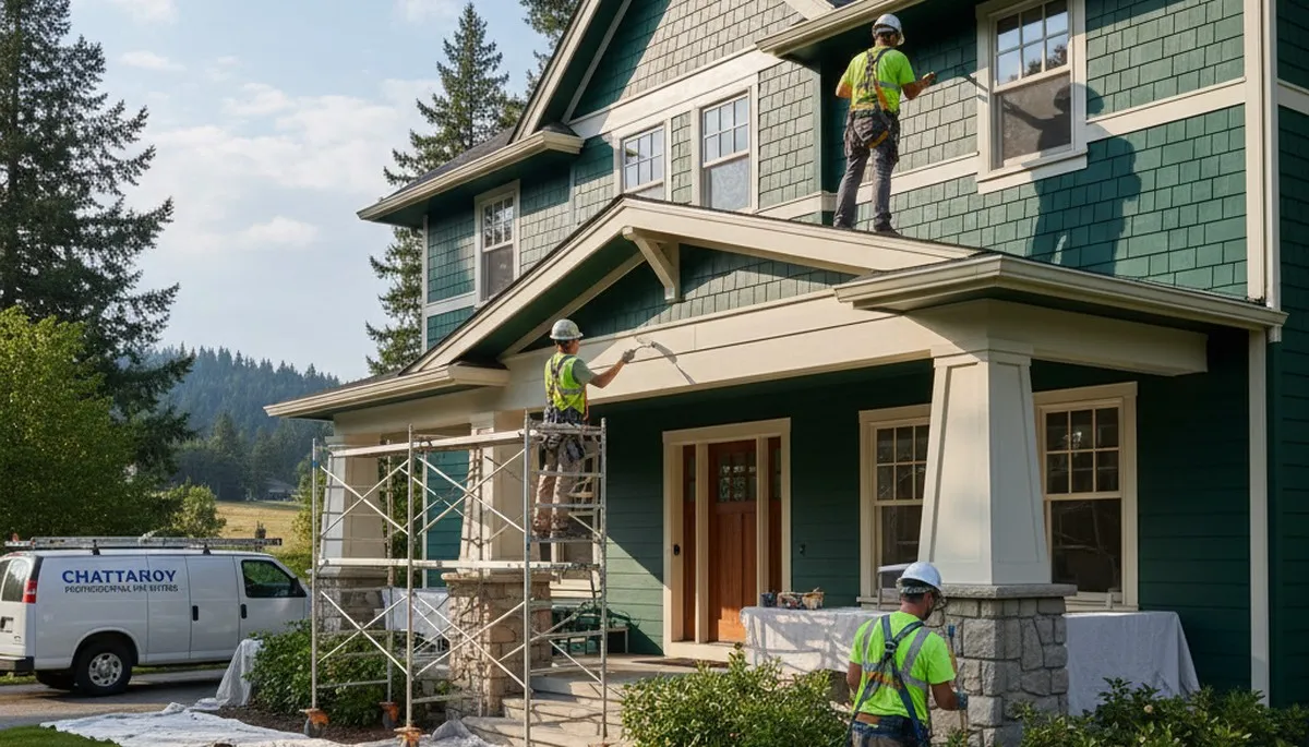 Professional painting service in Spokane, WA for residential interior and exterior house painting